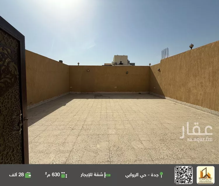 شقة للإيجار في شارع سليمان بن شعيب القاهري, حي الروابي, مدينة جدة, منطقة مكة المكرمة