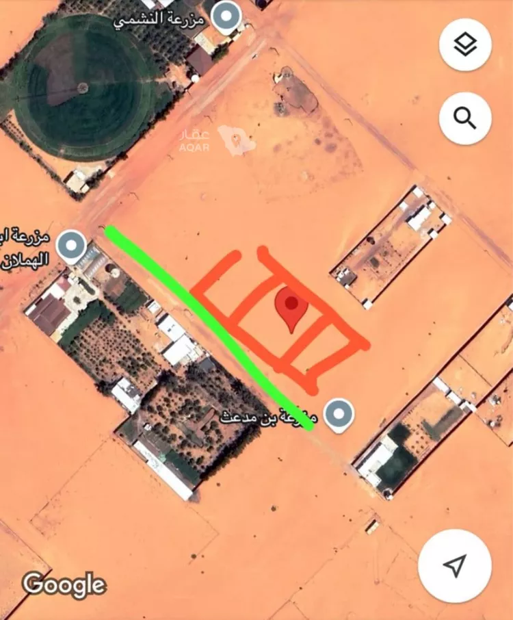 أرض للبيع في حي هجرة العناديه, مدينة هجرة العناديه, منطقة الرياض صورة 2