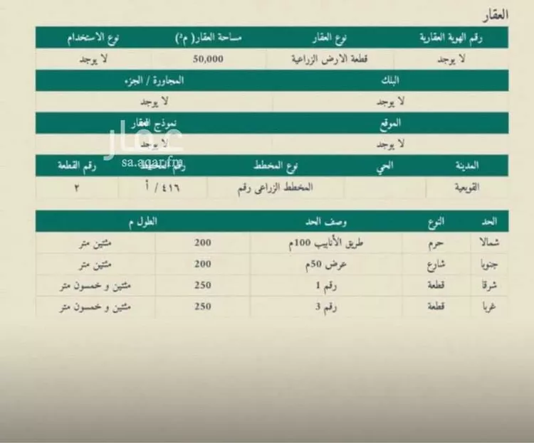 Land for Sale in Al Quwaiiyah Abou Salim