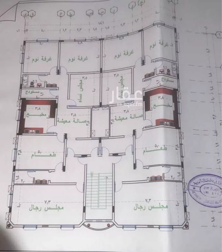 شقة للبيع في شارع الامير سلطان بن عبدالعزيز, حي الملك عبدالله, مدينة شرورة, منطقة نجران 21