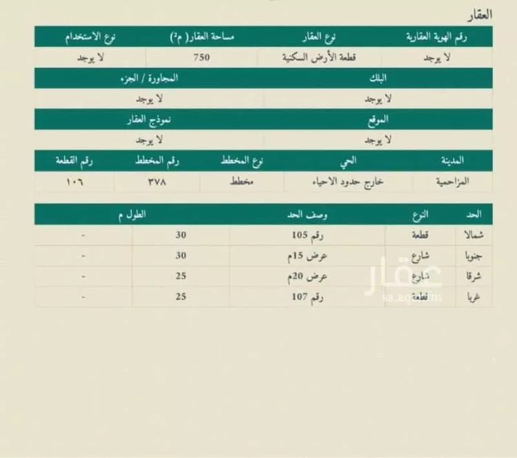 أرض للبيع في شارع المزاحميه 1694, مدينة المزاحمية, منطقة الرياض