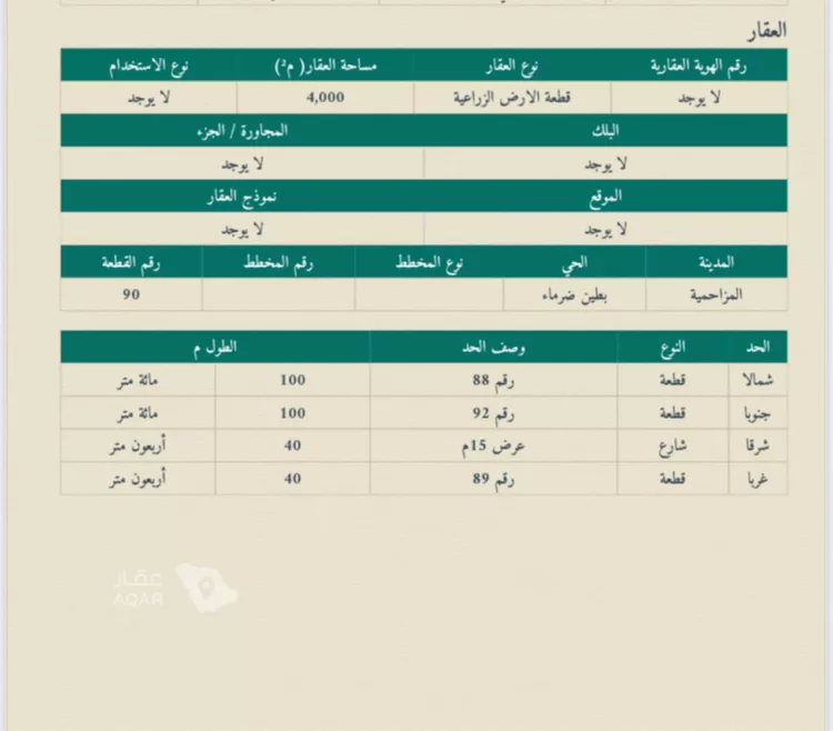 أرض للبيع في حي هجرة العناديه, مدينة هجرة العناديه, منطقة الرياض