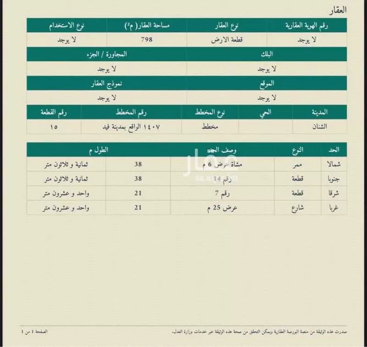 Land for Sale in AlShinana As Salhiyah
