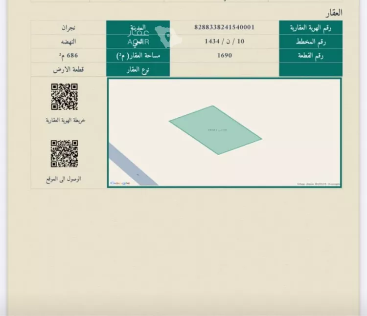 Land for Sale in Najran Al Sahban Subdivision