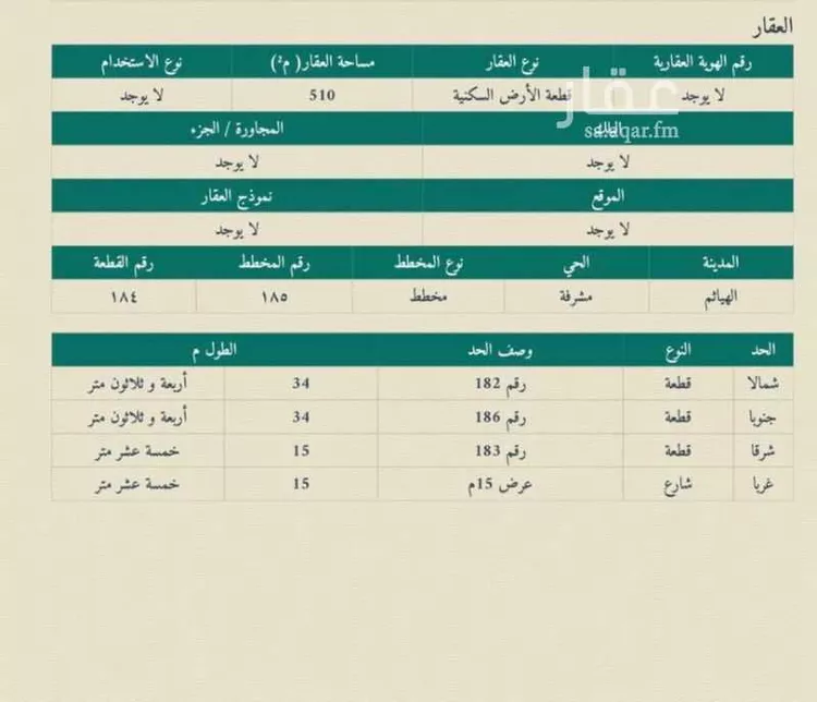 أرض للبيع في شارع مشرفة 128, حي مشرفة, مدينة الهياثم, منطقة الرياض