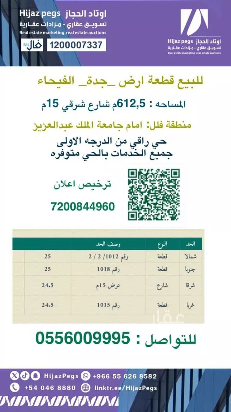 أرض للبيع في شارع شمس الدين الخوارزمي, حي الفيحاء, مدينة جدة, منطقة مكة المكرمة