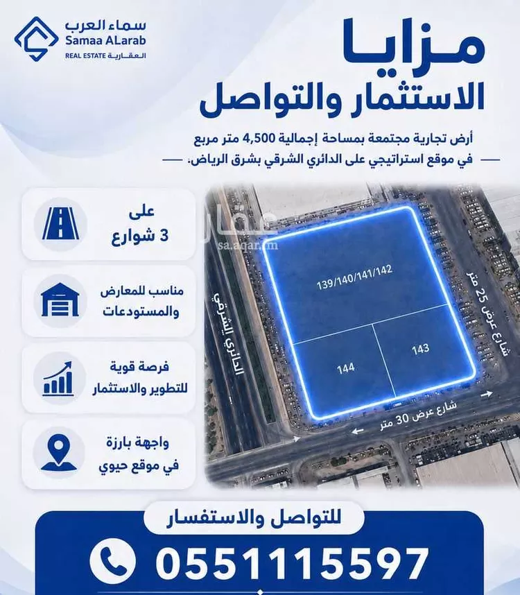 أرض للبيع في شارع الدائري الشرقي, حي النور, مدينة الرياض, منطقة الرياض صورة 5