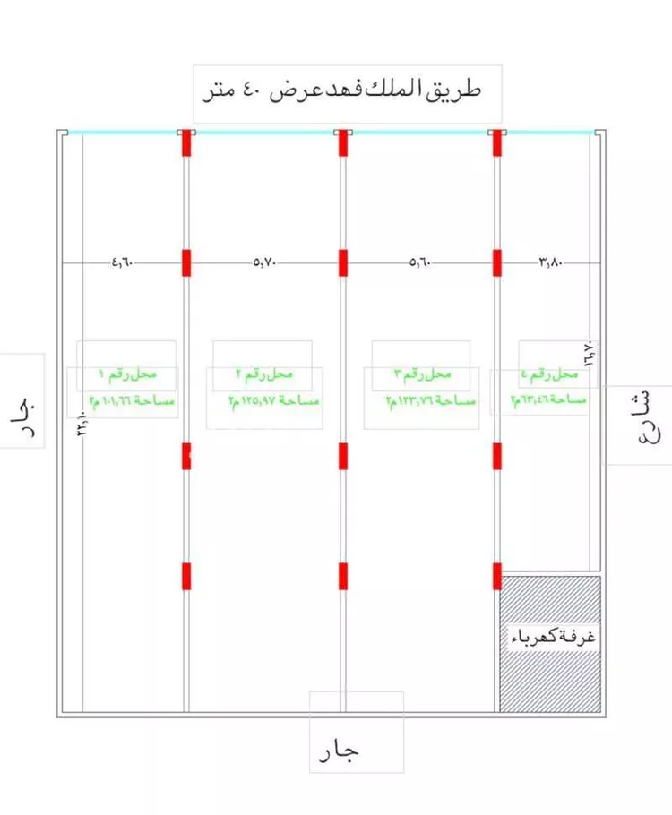 عمارة للإيجار في شارع طريق الملك فهد بن عبدالعزيز, حي السلام, مدينة الخرج, منطقة الرياض صورة 5