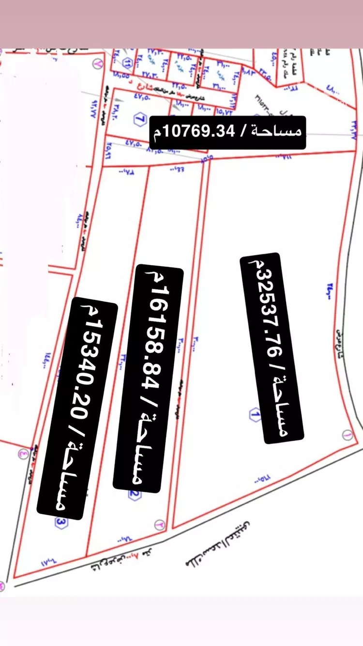 أرض للبيع في شارع 0000, حي اليمامة, مدينة الخرج, منطقة الرياض صورة 2