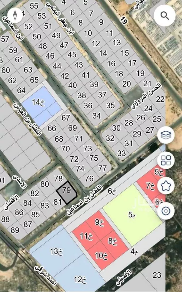 أرض للبيع في شارع الفضل بن اسماعيل, حي الأنوار, مدينة الدمام, المنطقة الشرقية صورة 2