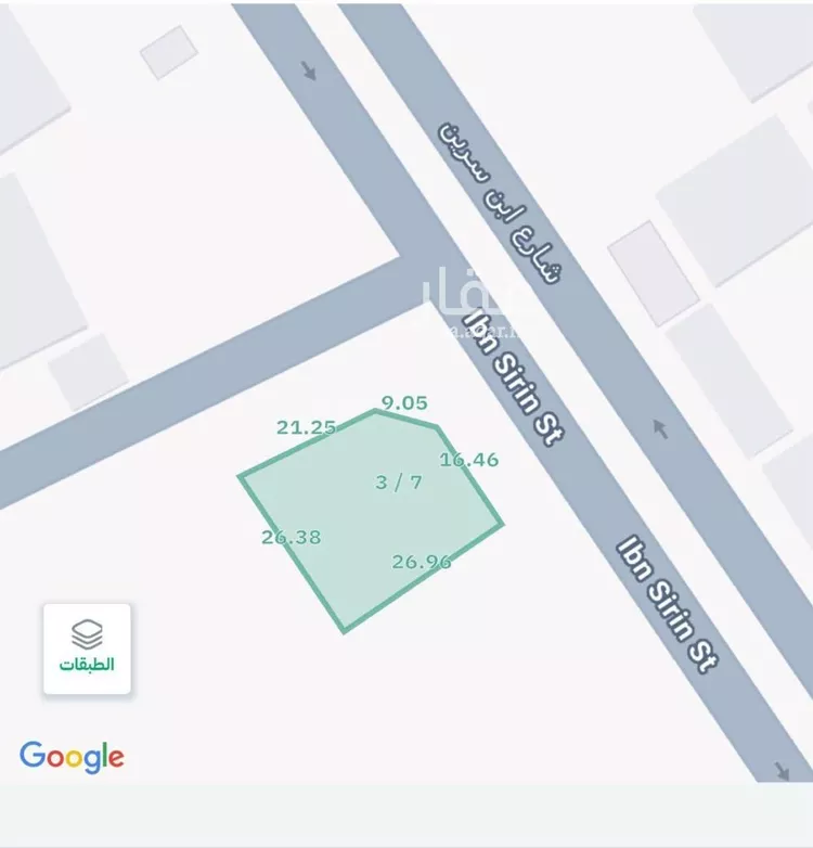 أرض للبيع في شارع ابن سرين, حي الروضة, مدينة الدمام, المنطقة الشرقية