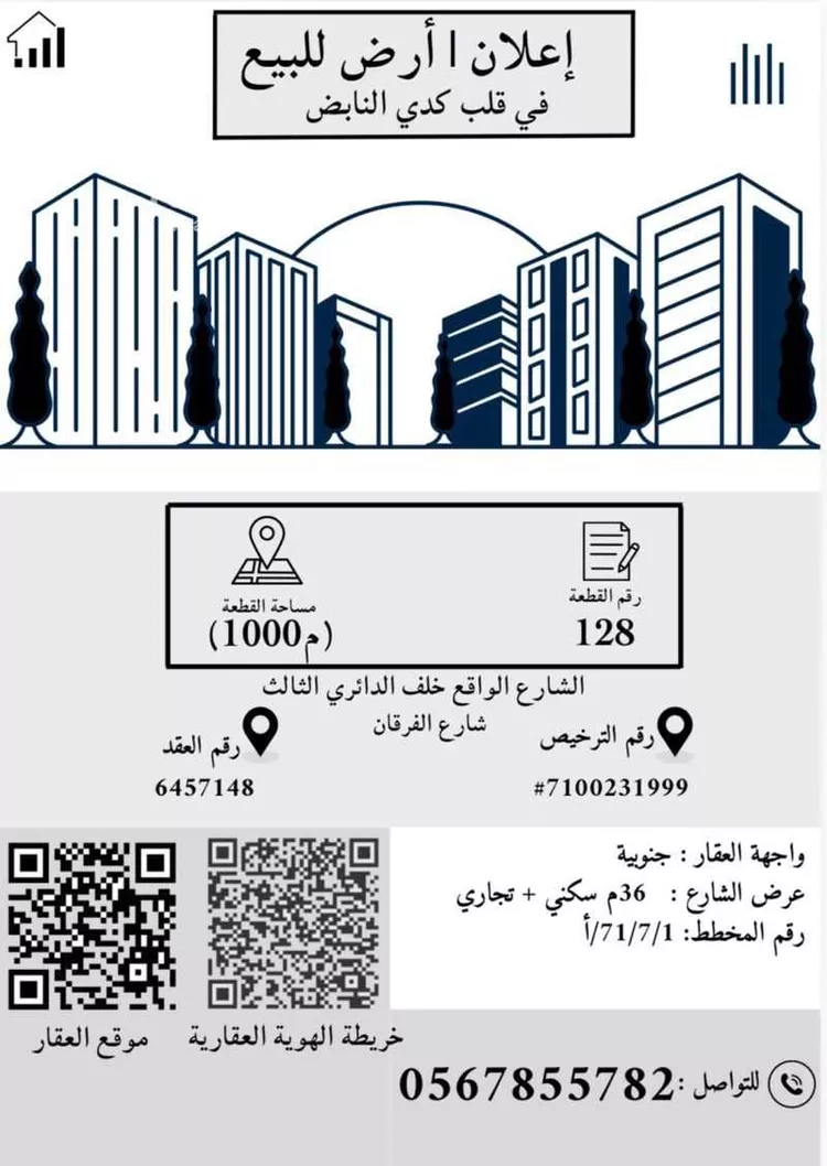 أرض للبيع في شارع شارع الفرقان, حي كدي, مدينة مكة المكرمة, منطقة مكة المكرمة