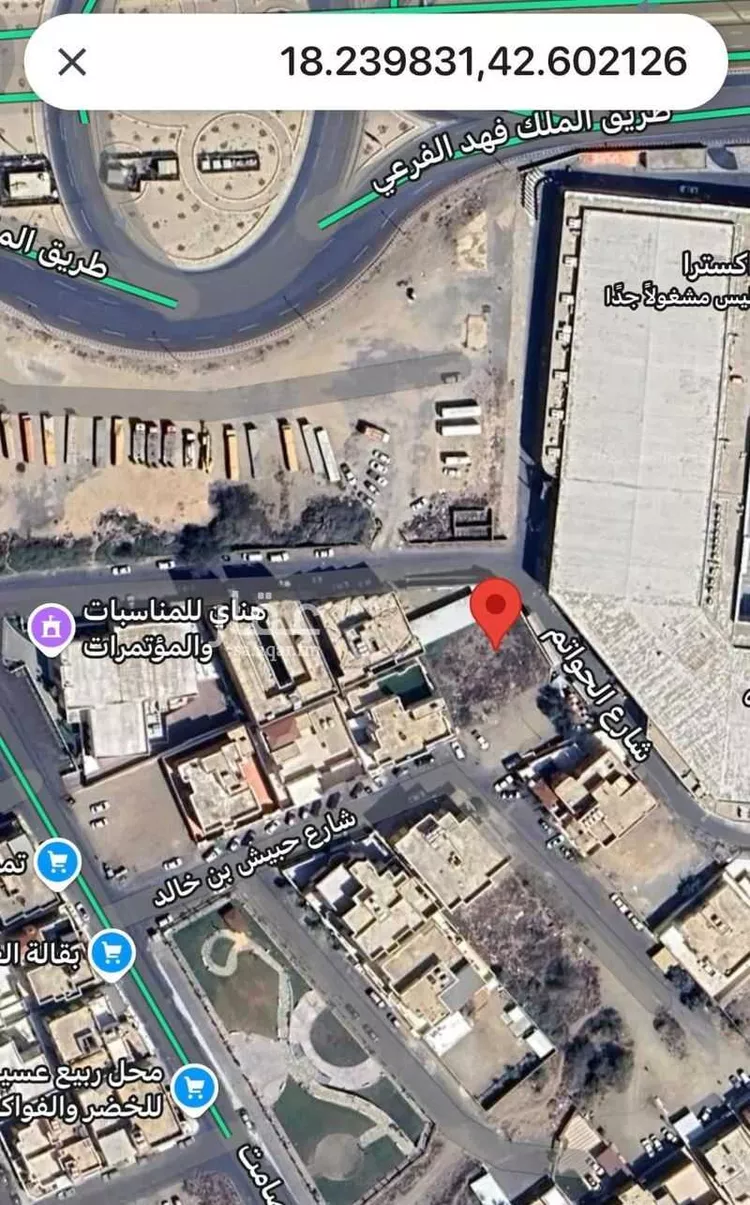 أرض للبيع في شارع حبيش بن خالد, حي البديع, مدينة ابها, منطقة عسير صورة 2