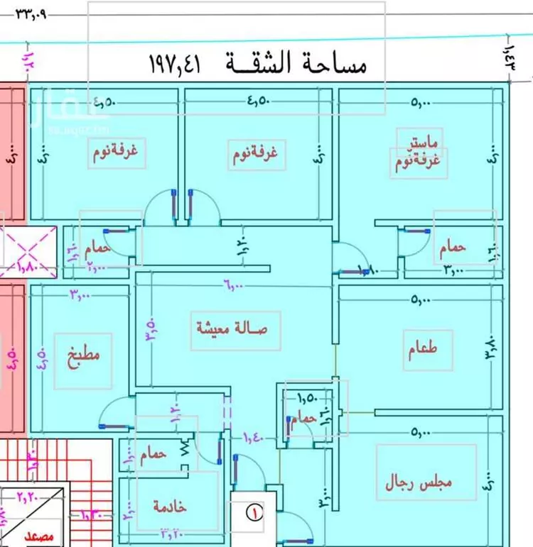 شقة للبيع في شارع جبل ساق, حي حكومي1, مدينة جدة, منطقة مكة المكرمة صورة 3