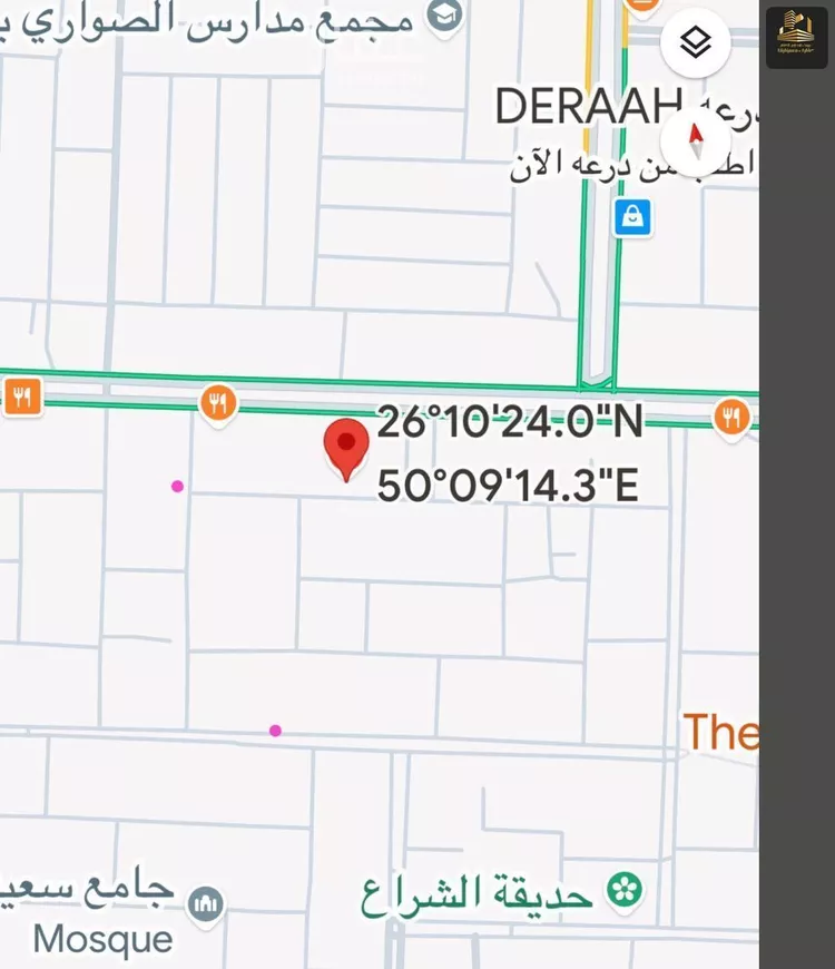 أرض للبيع في شارع 39ب, حي الشراع, مدينة الخبر, المنطقة الشرقية صورة 2