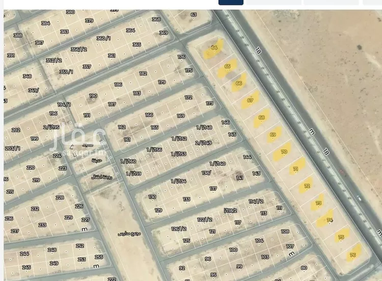 أرض للبيع في شارع طريق الأمير فيصل بن فهد, حي الدانة, مدينة الاحساء, المنطقة الشرقية
