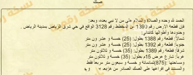 أرض للبيع في شارع أبي رميث ، حي المشرق ، الرياض ، منطقة الرياض صورة 2