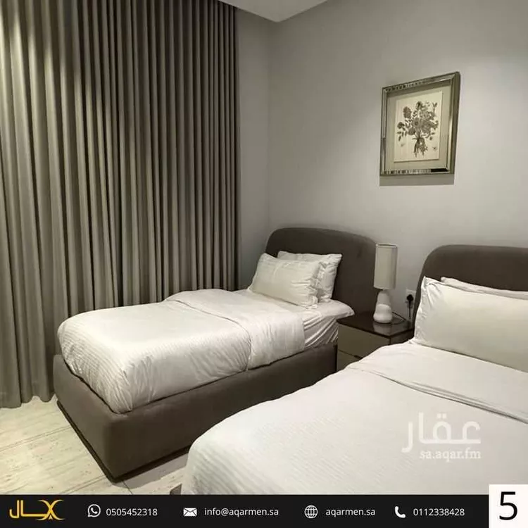 شقة للإيجار في شارع زيد بن عاصم بن عمرو بن عوف, حي النرجس, مدينة الرياض, منطقة الرياض 6