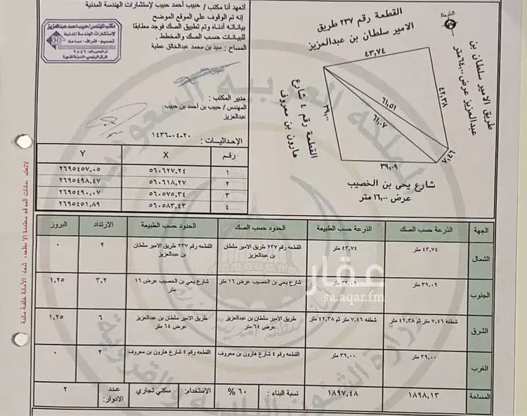 أرض للإيجار في شارع الامير سلطان بن عبدالعزيز, حي بنى بياضة, مدينة المدينه المنوره, منطقة المدينة المنورة صورة 2