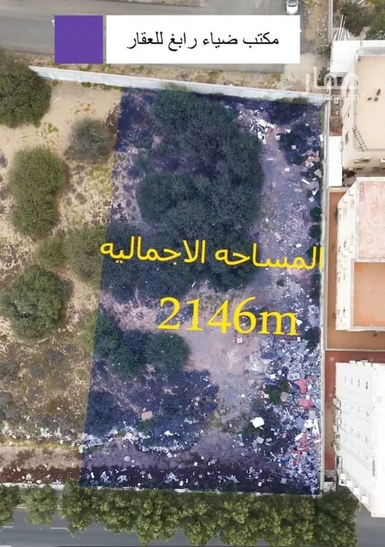 أرض للبيع في شارع طريق الملك عبدالله, حي الربوة, مدينة رابغ, منطقة مكة المكرمة