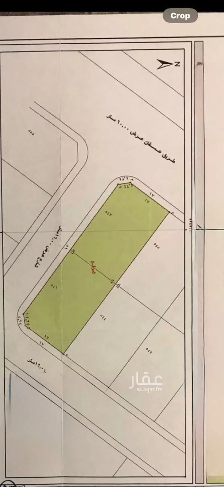 أرض للإيجار في المحاميد ، جدة