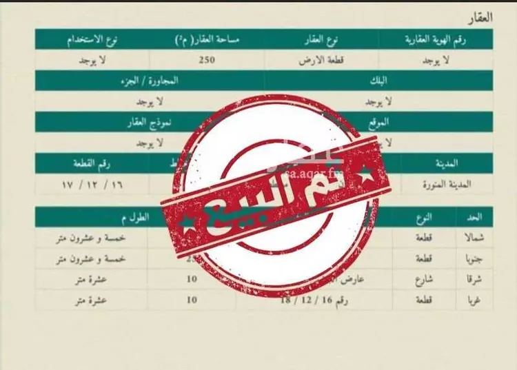 Land for Sale in Medina Al Matar