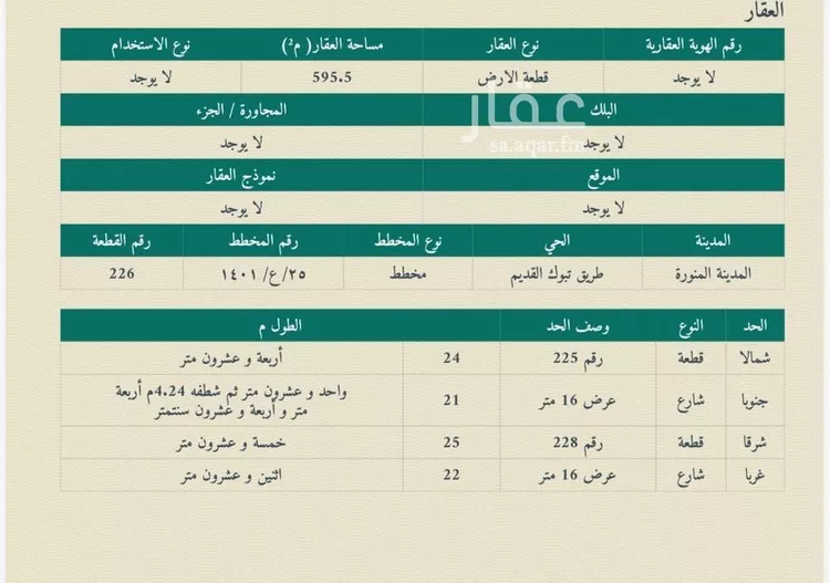 Land for Sale in Medina Al Matar