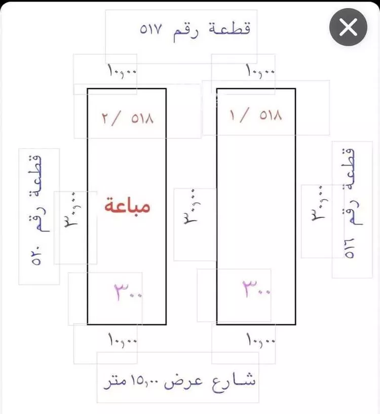 أرض للبيع في شارع ابو وهب, حي العاقول, مدينة المدينة المنورة, منطقة المدينة المنورة صورة 2