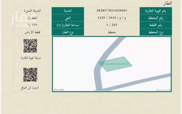 أرض للبيع في شارع ابراهيم الزجاج, حي الخضراء, مدينة المدينة المنورة, منطقة المدينة المنورة صورة 4
