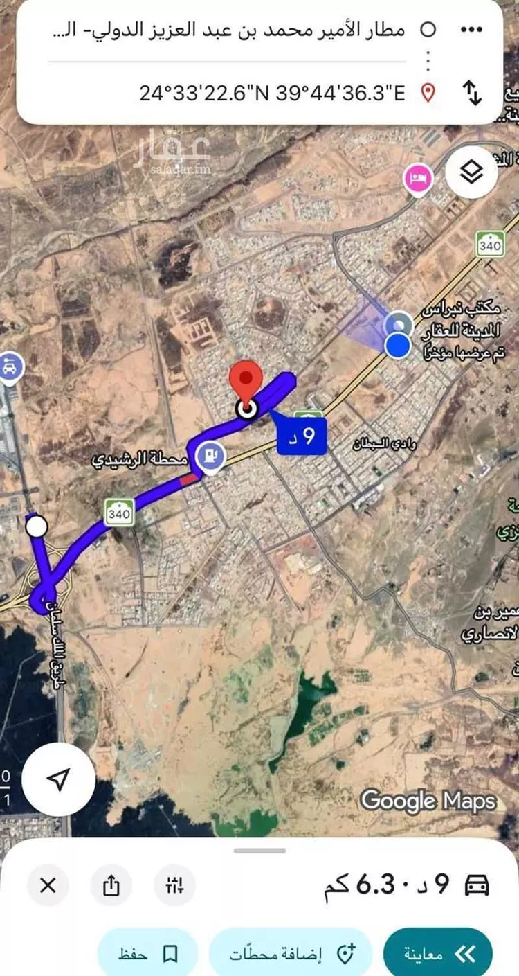 أرض للبيع في شارع دباس ابن راشد, حي الخضراء, مدينة المدينة المنورة, منطقة المدينة المنورة صورة 3