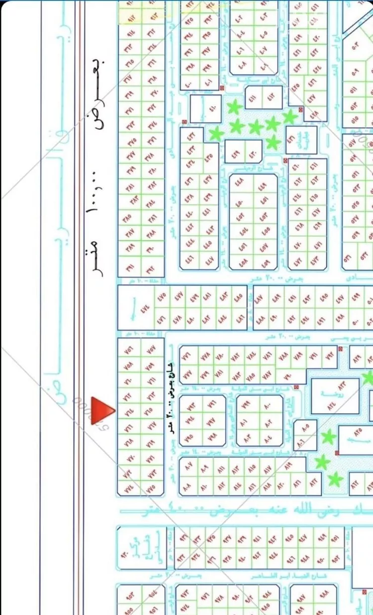 أرض للبيع في شارع احمد بن جعفر الوكيعي, حي وادي البطان, مدينة المدينة المنورة, منطقة المدينة المنورة صورة 2