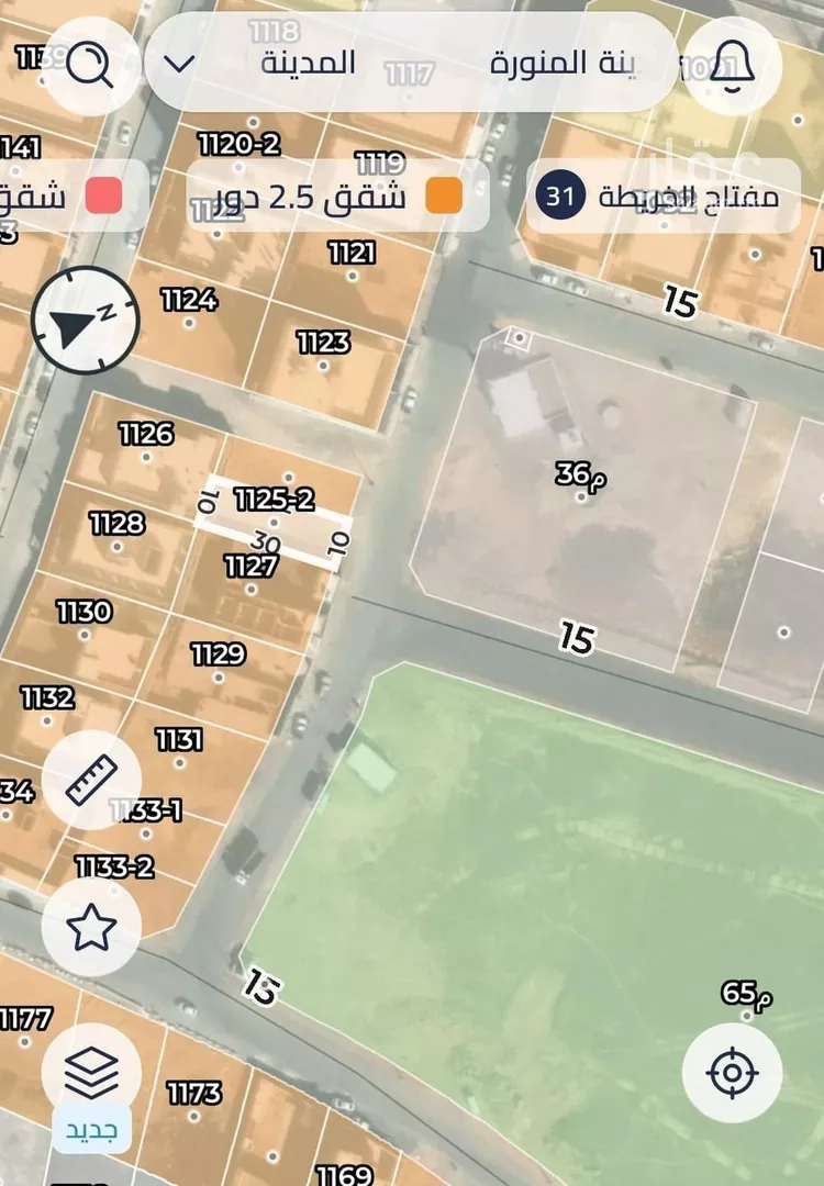 أرض للبيع في شارع عبدالوهاب التجيبي, حي العاقول, مدينة المدينة المنورة, منطقة المدينة المنورة صورة 5