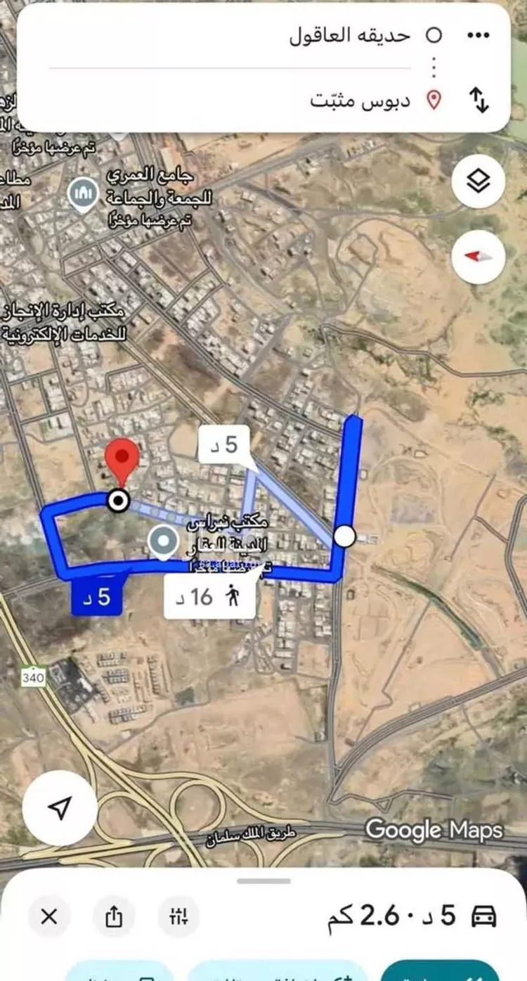 أرض للبيع في شارع محمد بن ابي زكريا التميمي, حي العاقول, مدينة المدينة المنورة, منطقة المدينة المنورة صورة 3