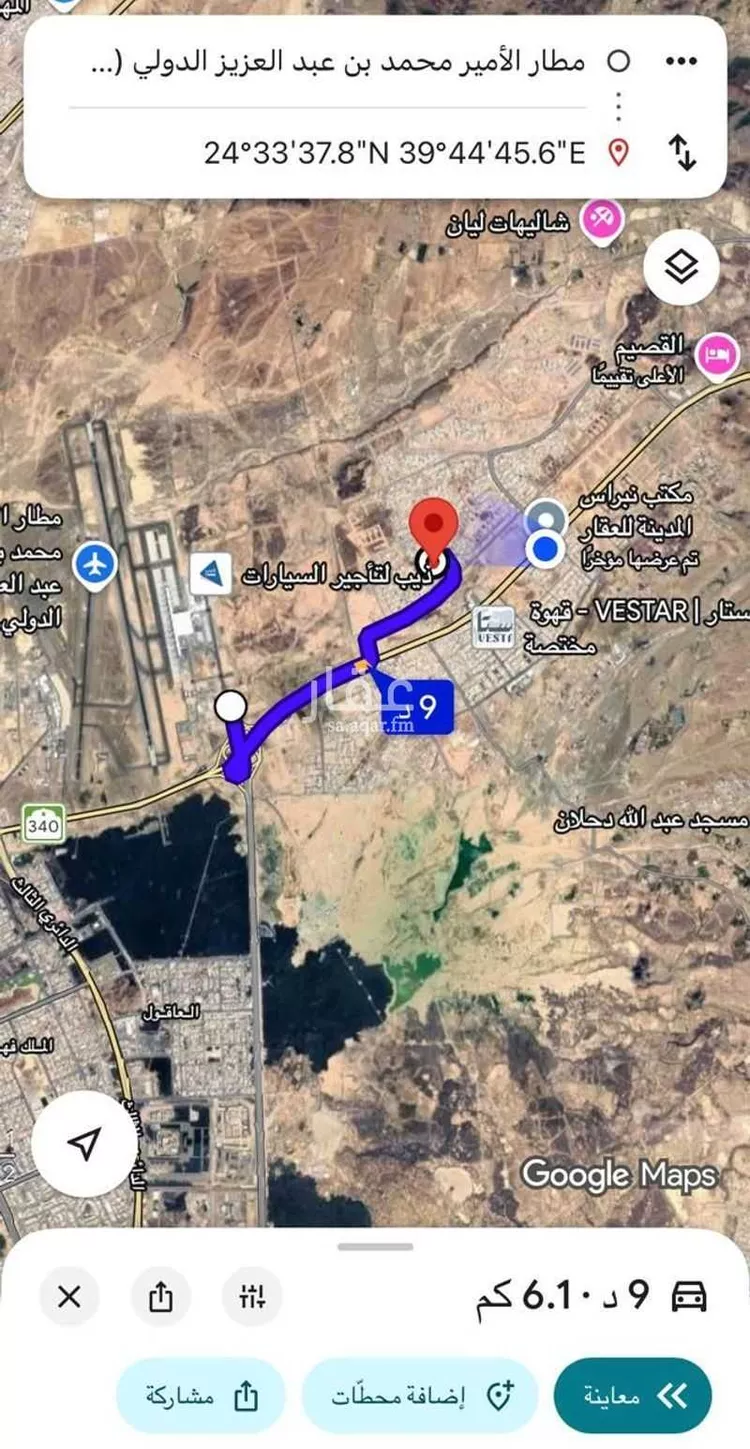 أرض للبيع في شارع جبير بن غالب, حي الخضراء, مدينة المدينة المنورة, منطقة المدينة المنورة صورة 3