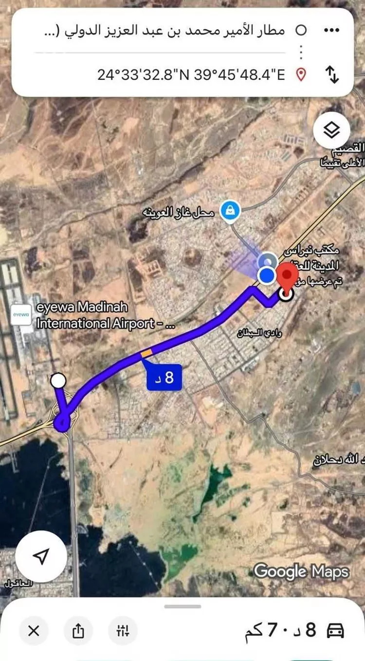 أرض للبيع في شارع البهاء زهير, حي وادي البطان, مدينة المدينة المنورة, منطقة المدينة المنورة صورة 2