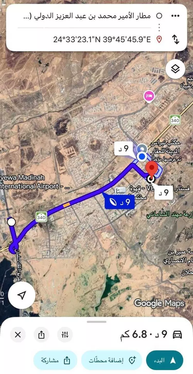 أرض للبيع في شارع ابن عين الدولة, حي وادي البطان, مدينة المدينة المنورة, منطقة المدينة المنورة صورة 3