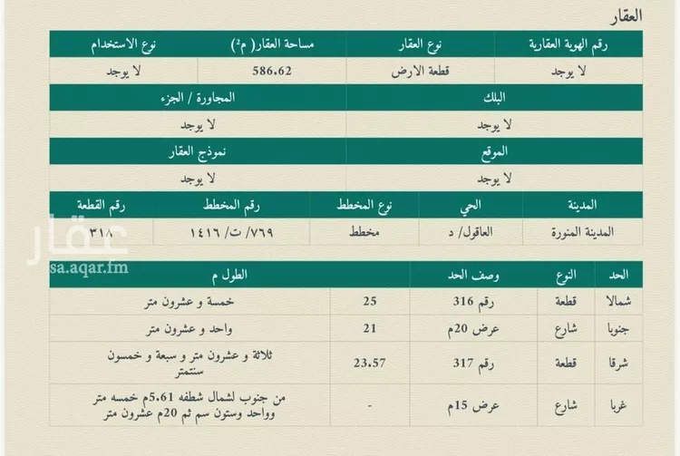 Land for Sale in Medina Al Matar