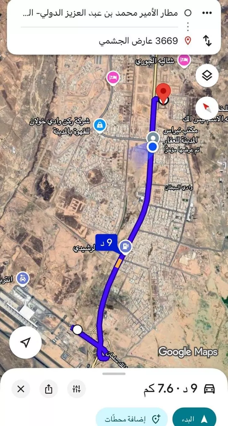 أرض للبيع في شارع عارض الجشمي, حي وادي البطان, مدينة المدينة المنورة, منطقة المدينة المنورة صورة 2