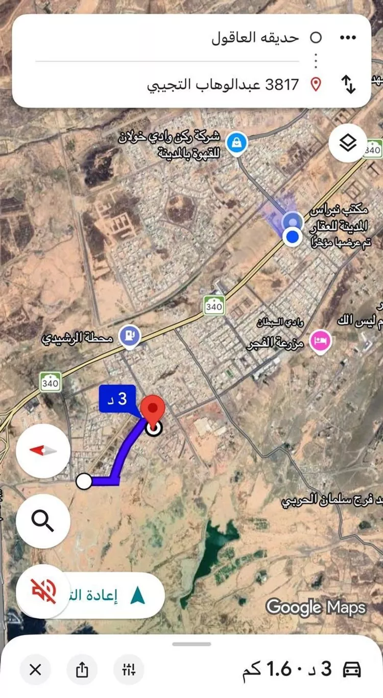 أرض للبيع في شارع عبدالوهاب التجيبي, حي العاقول, مدينة المدينة المنورة, منطقة المدينة المنورة صورة 3