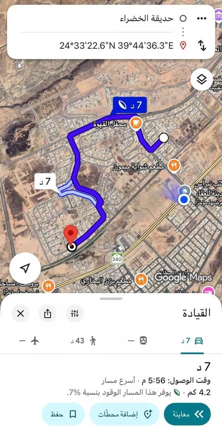 أرض للبيع في شارع دباس ابن راشد, حي الخضراء, مدينة المدينة المنورة, منطقة المدينة المنورة صورة 4
