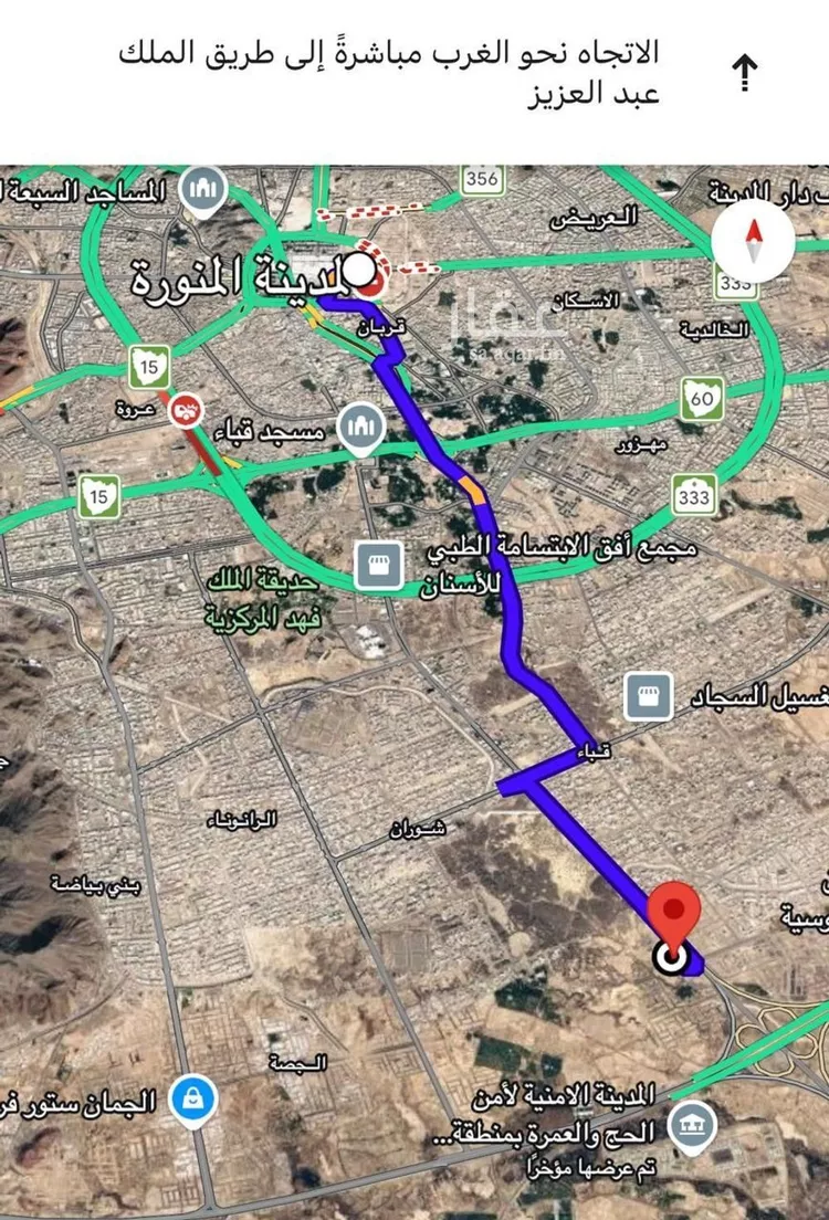 أرض للبيع في شارع محمد بن ابي محمد بن ابي المعالي, حي رهط, مدينة المدينة المنورة, منطقة المدينة المنورة صورة 3