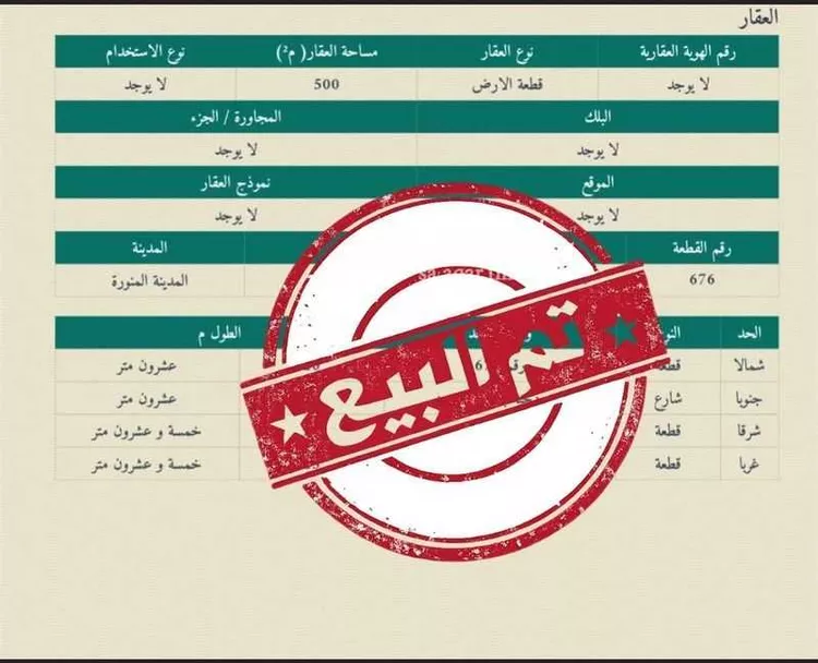 أرض للبيع في شارع ابن دحية, حي وادي البطان, مدينة المدينة المنورة, منطقة المدينة المنورة