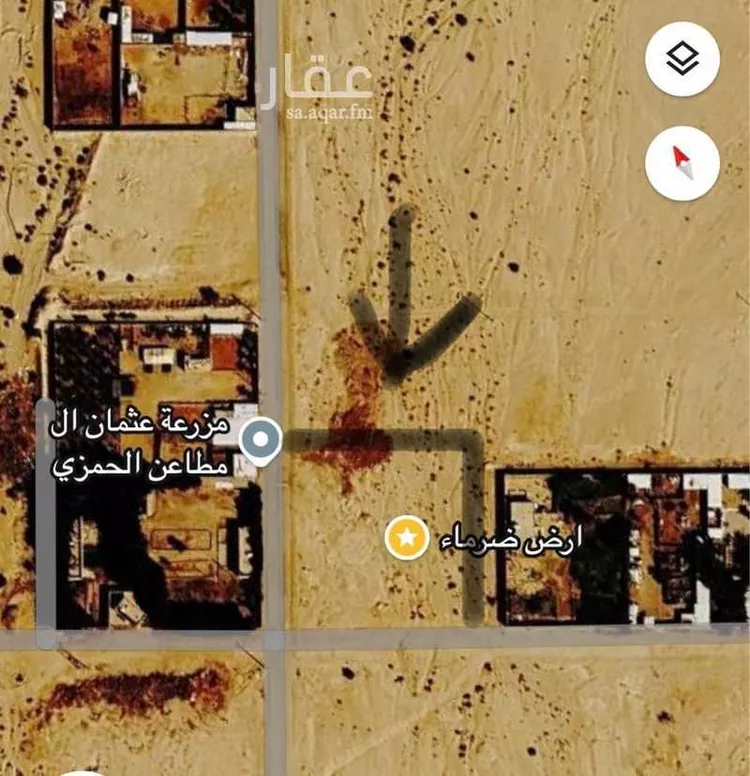 أرض للإيجار في شارع ضرما 206 ، ضرما ، ضرما