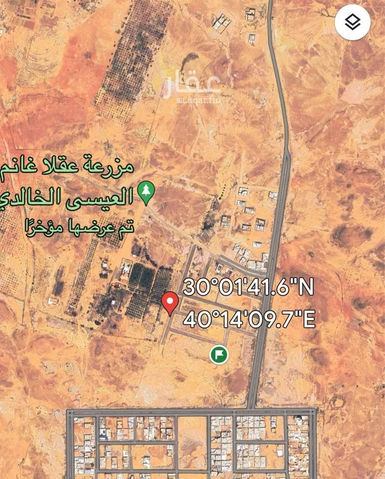 أرض للبيع في حي النفل, مدينة سكاكا, منطقة الجوف