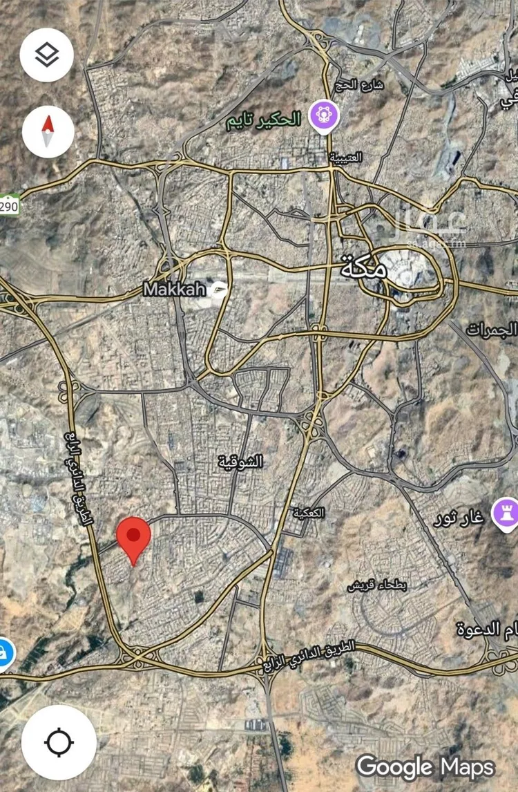 أرض للبيع في شارع عين الشمس الثقفية, حي المحمدية, مدينة مكه المكرمه, منطقة مكة المكرمة صورة 3