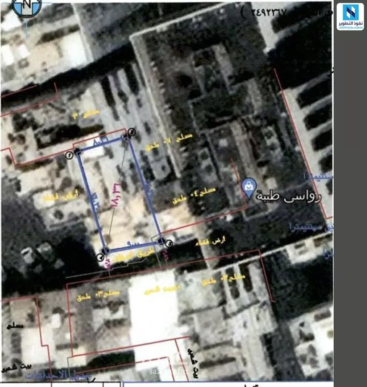 أرض للإيجار في شارع الاسود بن خزاعى, حي المغيسلة, مدينة المدينة المنورة, منطقة المدينة المنورة صورة 2