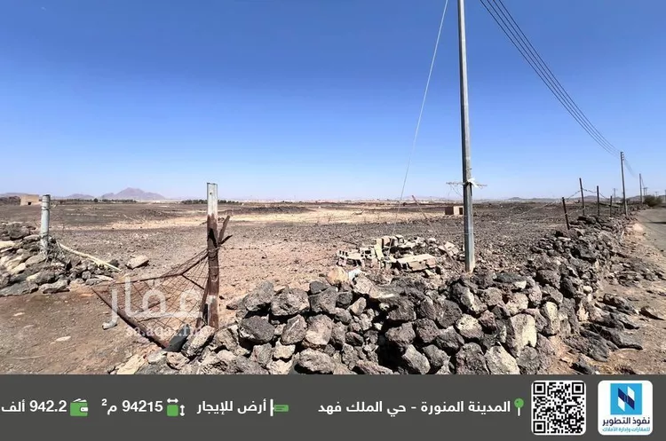 أرض للإيجار في حي وادي البطان, مدينة المدينه المنوره, منطقة المدينة المنورة