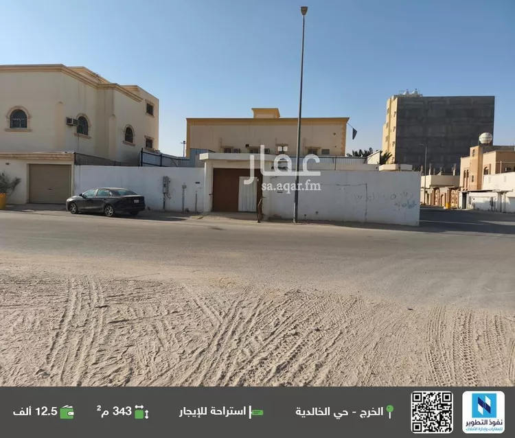 استراحة للإيجار في شارع غالب المحاربي, حي الخالدية, مدينة الخرج, منطقة الرياض