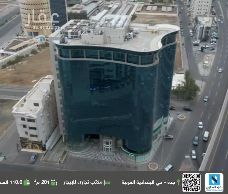 مكتب تجاري للإيجار في شارع طريق الملك عبدالله الفرعي, حي البغدادية الغربية, مدينة جدة, منطقة مكة المكرمة