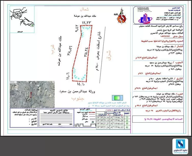 أرض للإيجار في شارع طريق الامير سلطان بن عبدالعزيز, مدينة عسير - ال جحدل, منطقة عسير